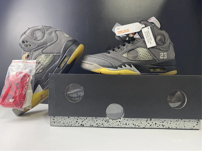 Jordan5 Off-White Black CT8480-001 Affordable 2388