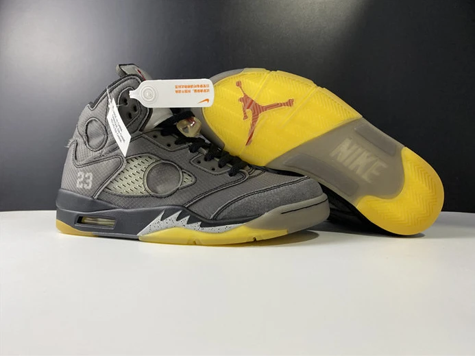 Jordan5 Off-White Black CT8480-001 Affordable 2388