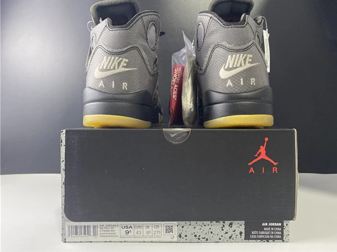 Jordan5 Off-White Black CT8480-001 Affordable 2388