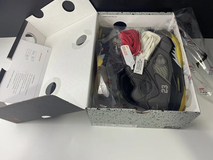 Jordan5 Off-White Black CT8480-001 Affordable 2388