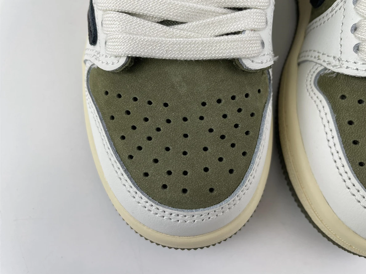 Kids Travis Scott x Air Jordan 1 Low Olive Popular 563
