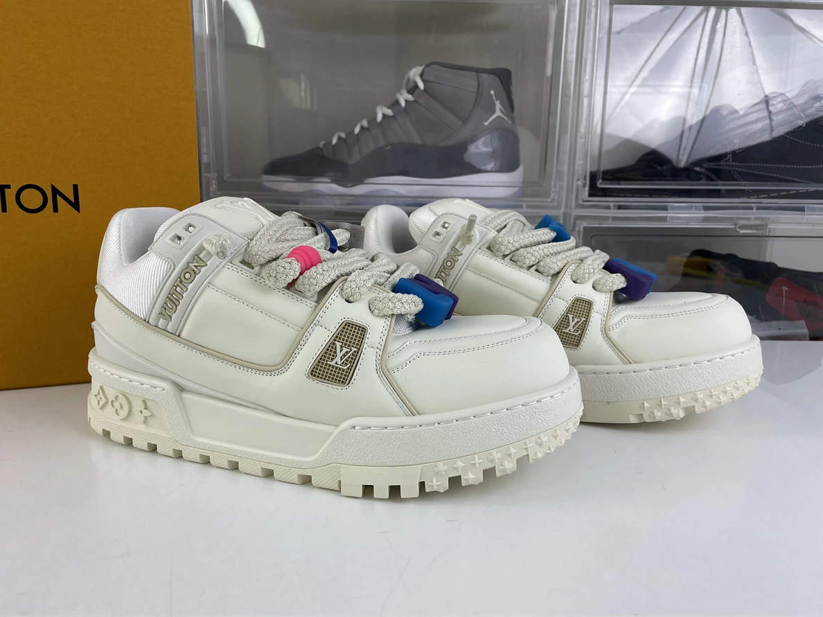 LV Cream White ARCH Light Fat shape style sneaker BestValue 148