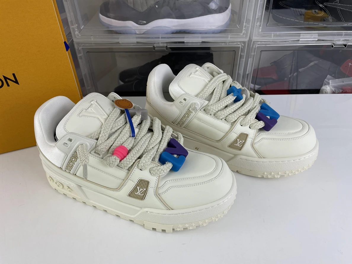 LV Cream White ARCH Light Fat shape style sneaker BestValue 148