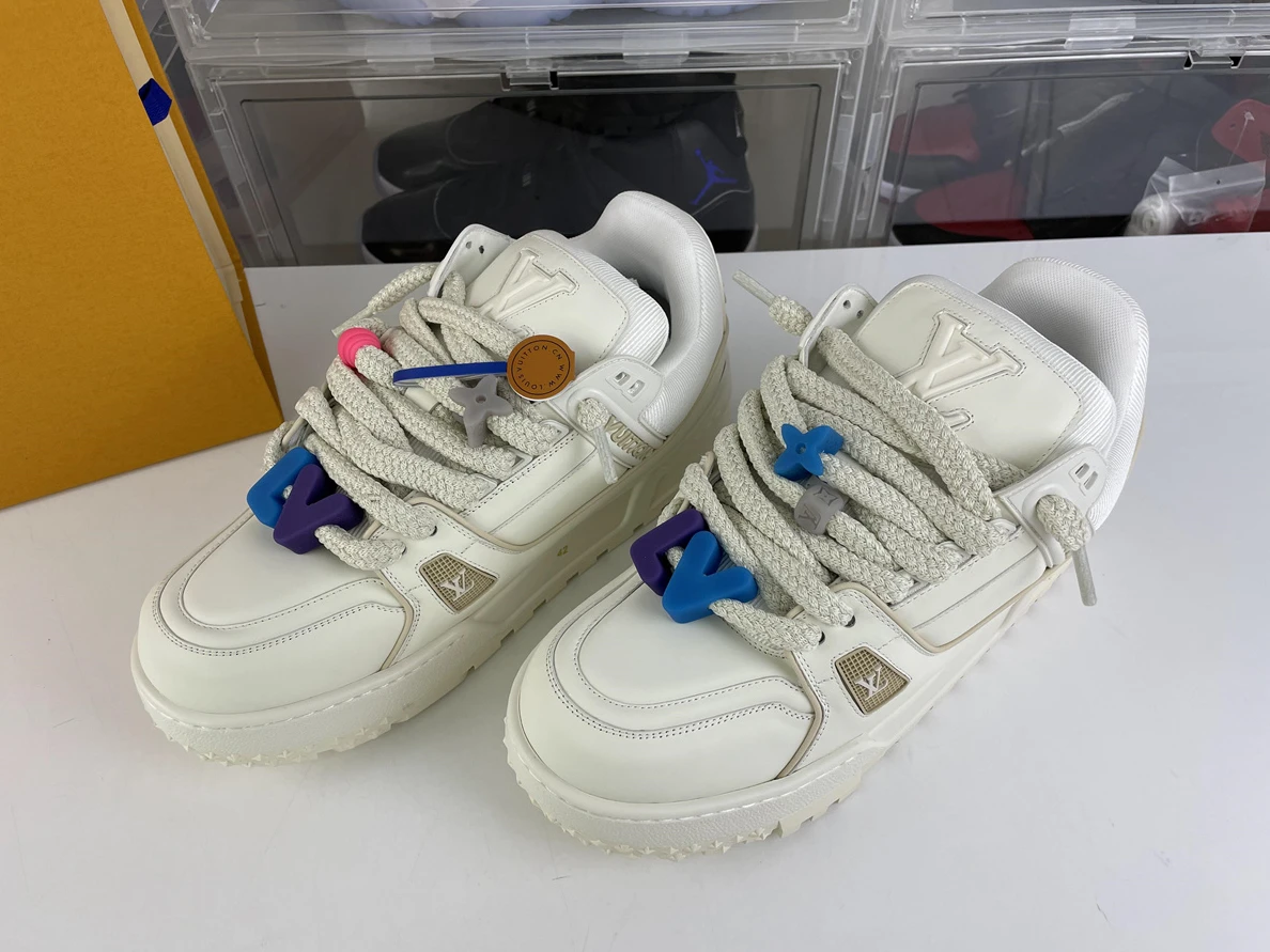 LV Cream White ARCH Light Fat shape style sneaker BestValue 148