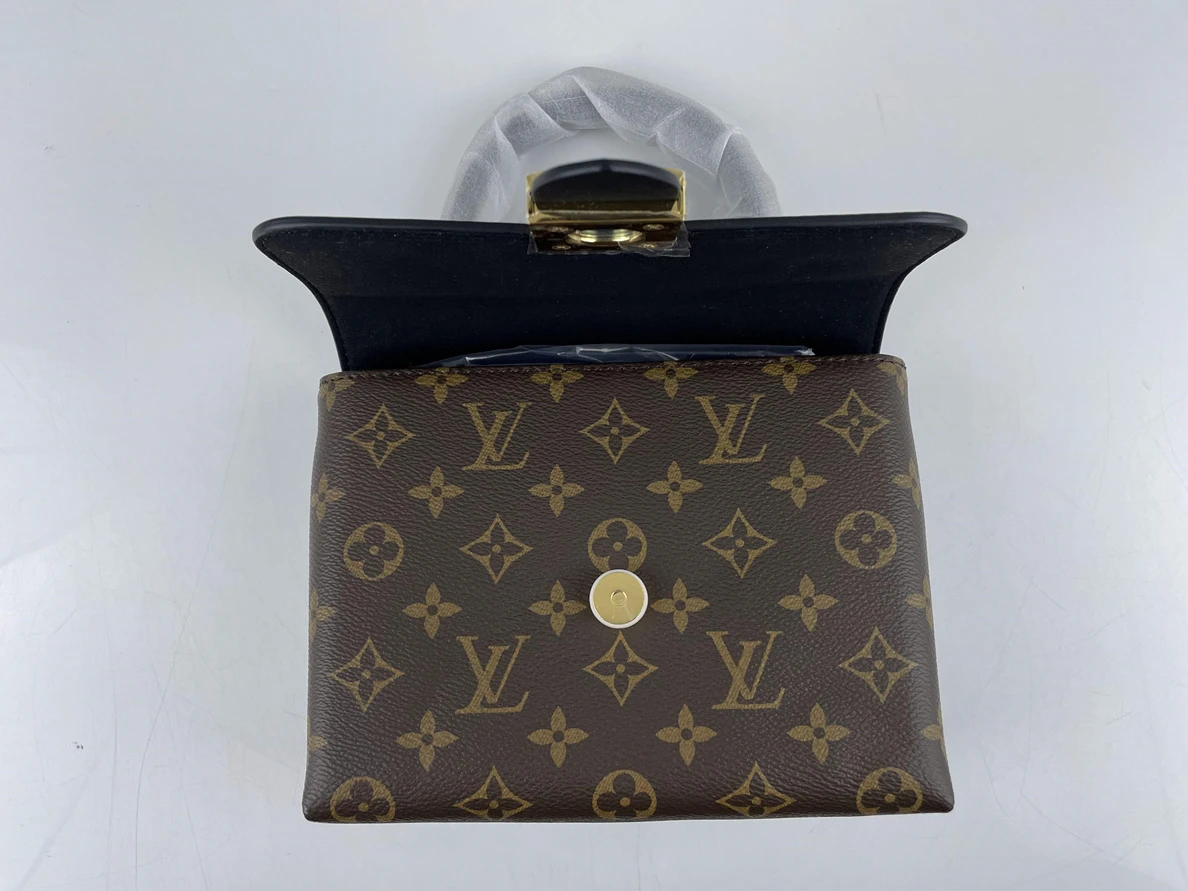 LV Locky BB Handling Bag Black Brown (20 x 16 x 7.5cm) StreetReady 250