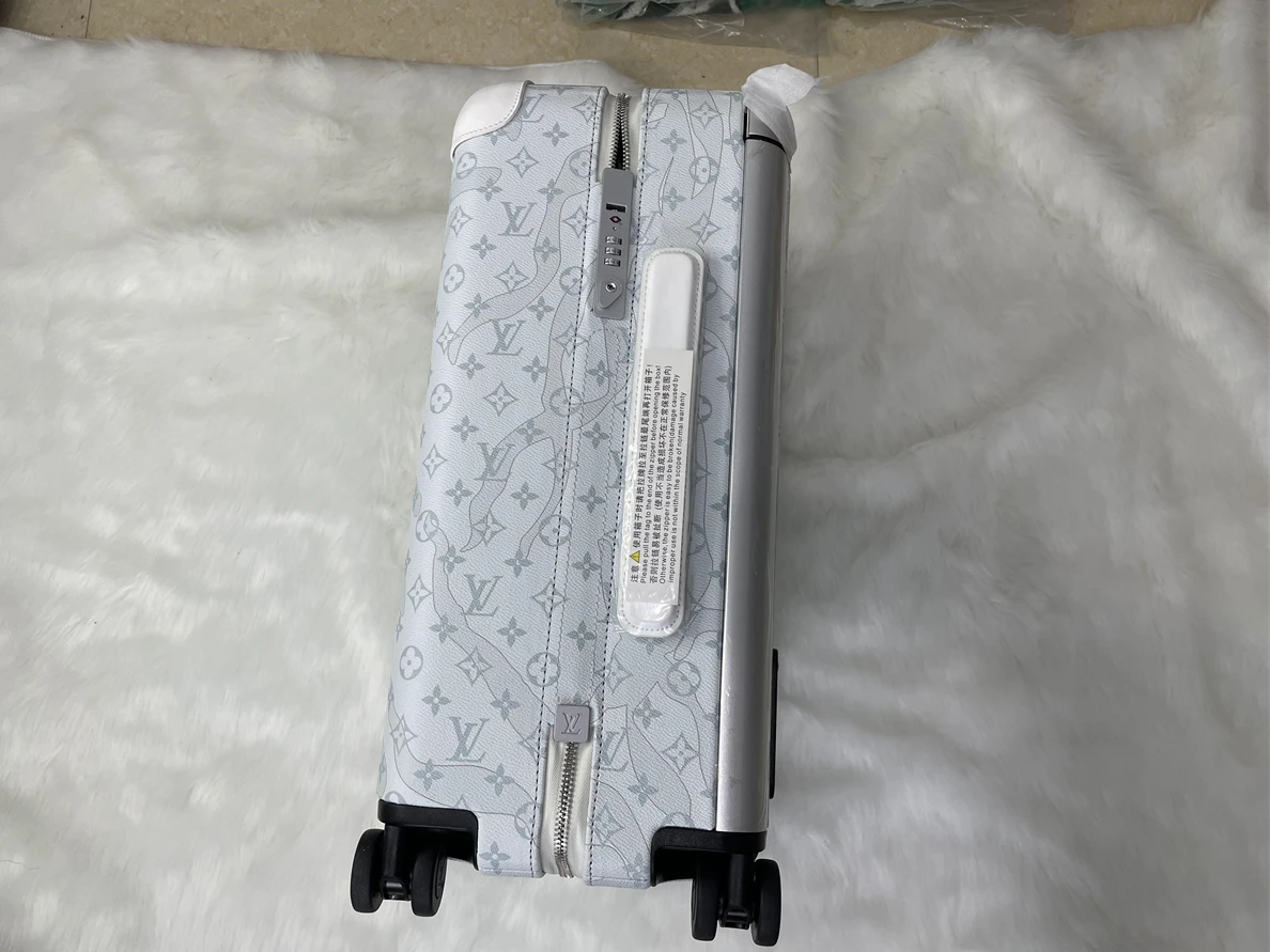 LV Luggage suitcase White Blue 24 inch (40x26x66cm, 5.8kg) Popular 179