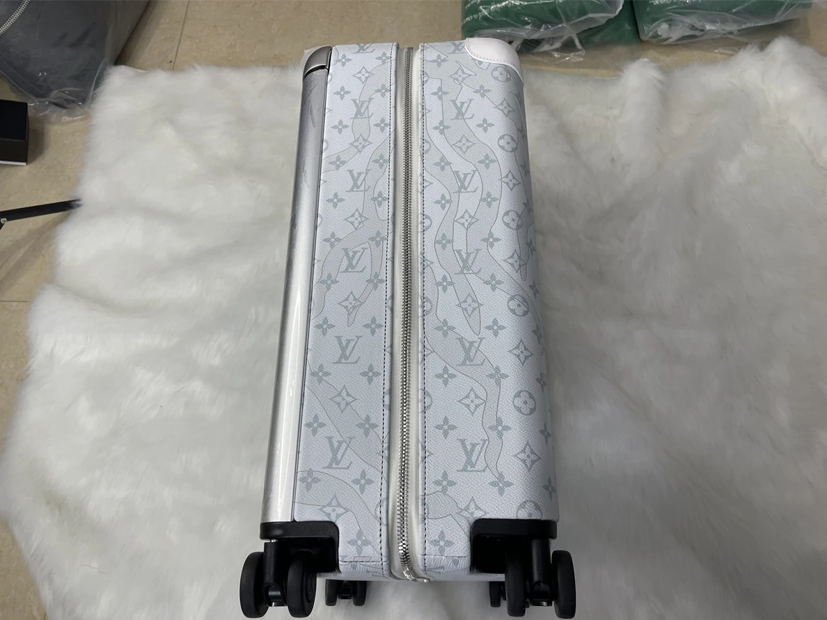 LV Luggage suitcase White Blue 24 inch (40x26x66cm, 5.8kg) Popular 179