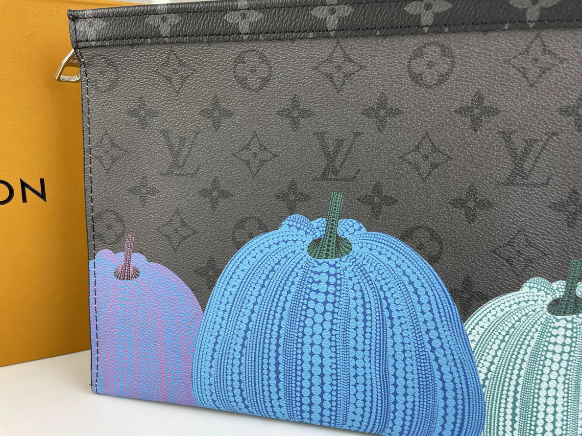LV Mens Pumpkin Ochette Voyage hand bag ( 27 x 21 x 3cm) GoodFit 144