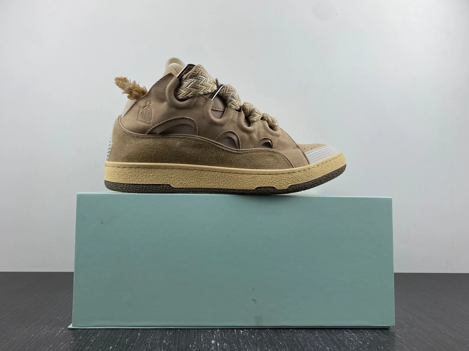 Lanvin Curb Sneaker Ecru FM-SKRK11-DRAG-E2202 DailyWear 1464