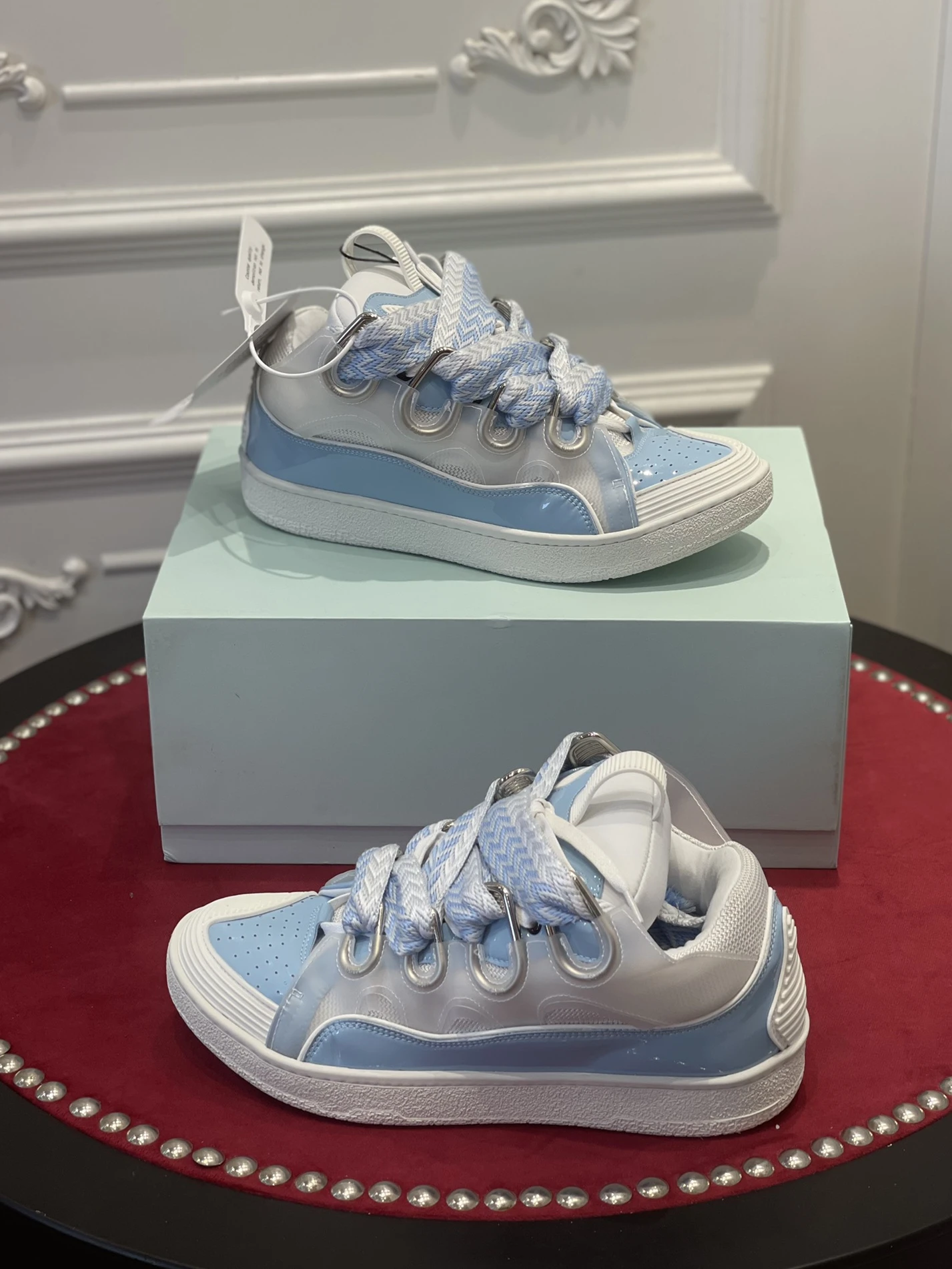 Lanvin Curb Sneaker FW-SKDK02-GLOS-A22901 Trendy 1500