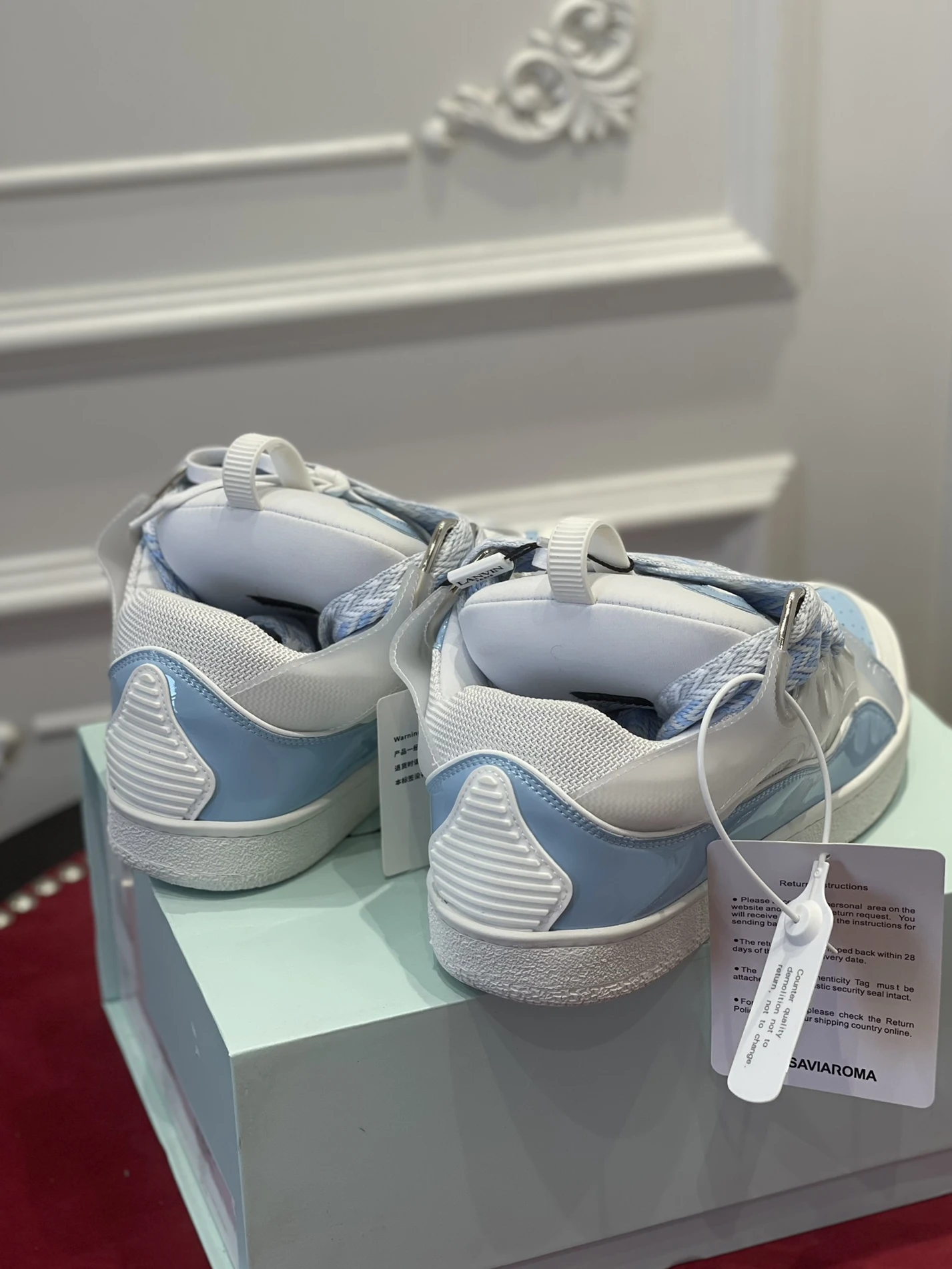 Lanvin Curb Sneaker FW-SKDK02-GLOS-A22901 Trendy 1500