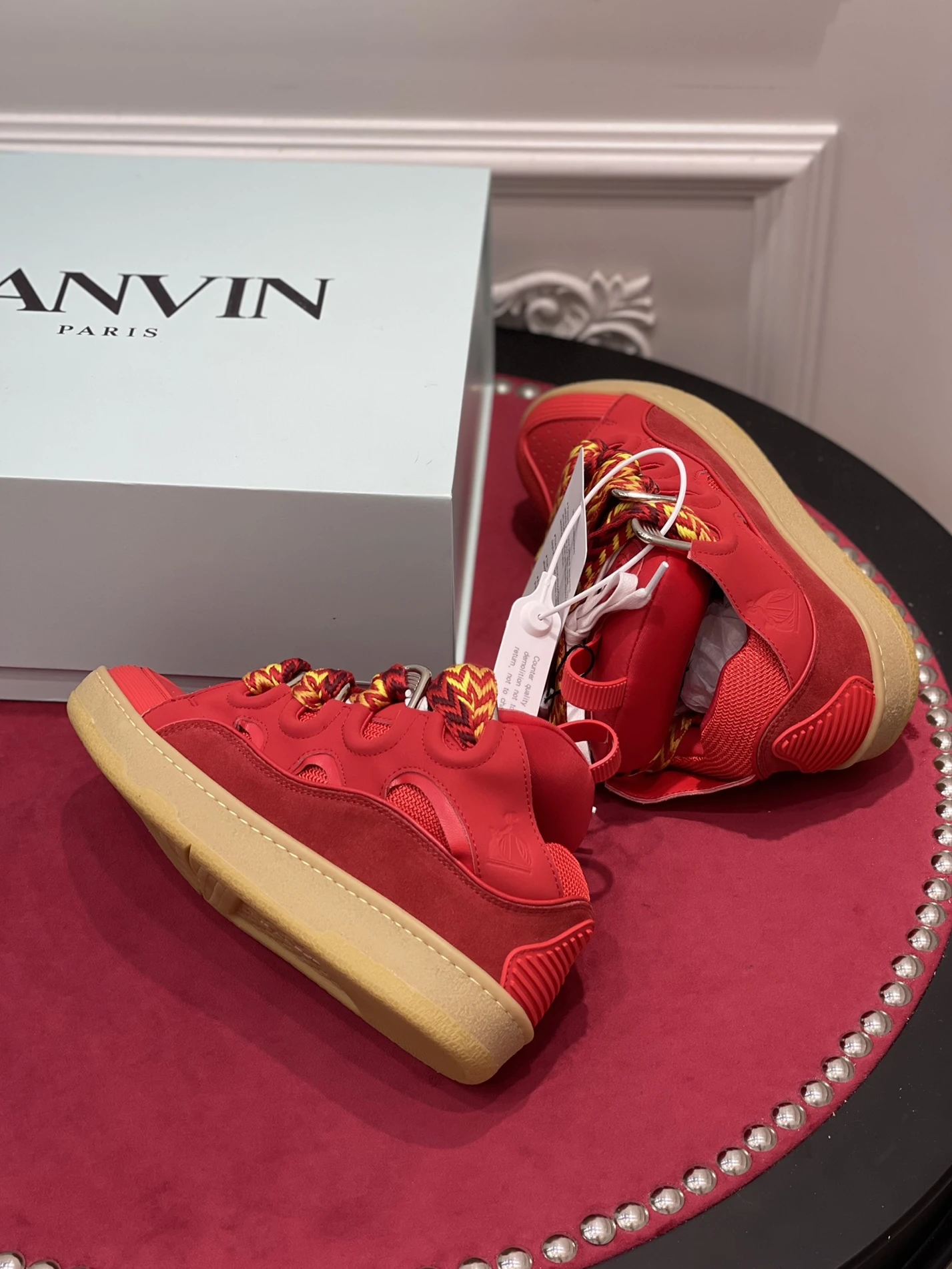 Lanvin Leather Curb FW-SKDK02-DRAG-E2237 Comfortable 1468