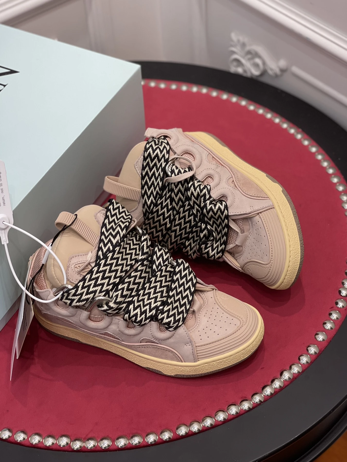 Lanvin Leather CurbPink FMSKRK11DRA2A2051 DailyWear 1474
