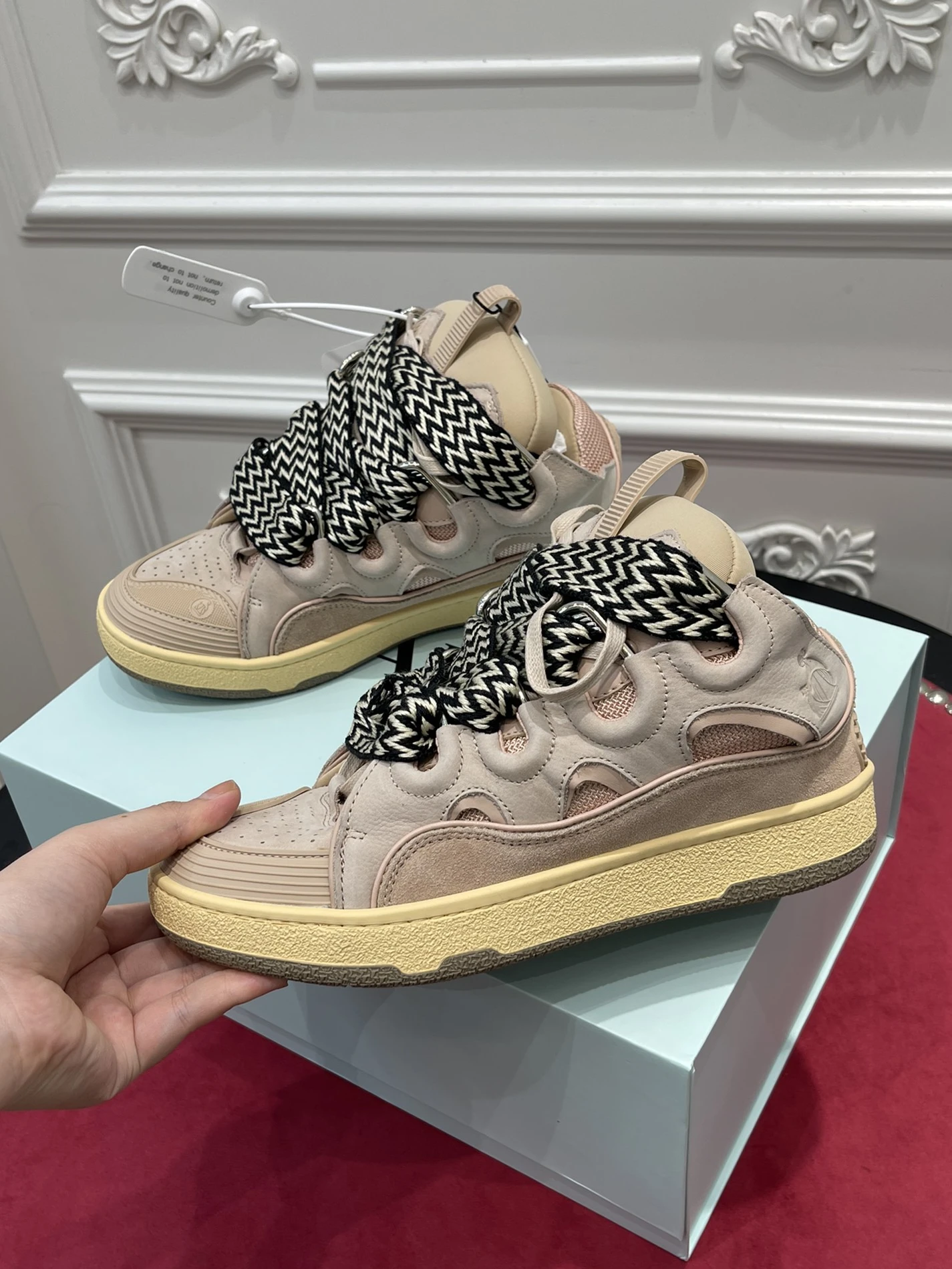 Lanvin Leather CurbPink FMSKRK11DRA2A2051 DailyWear 1474