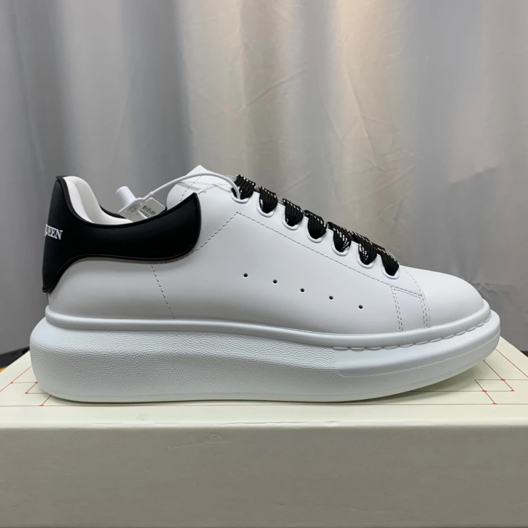 McQuen White Black Laces 621056WHXMT9034 BestValue 1406