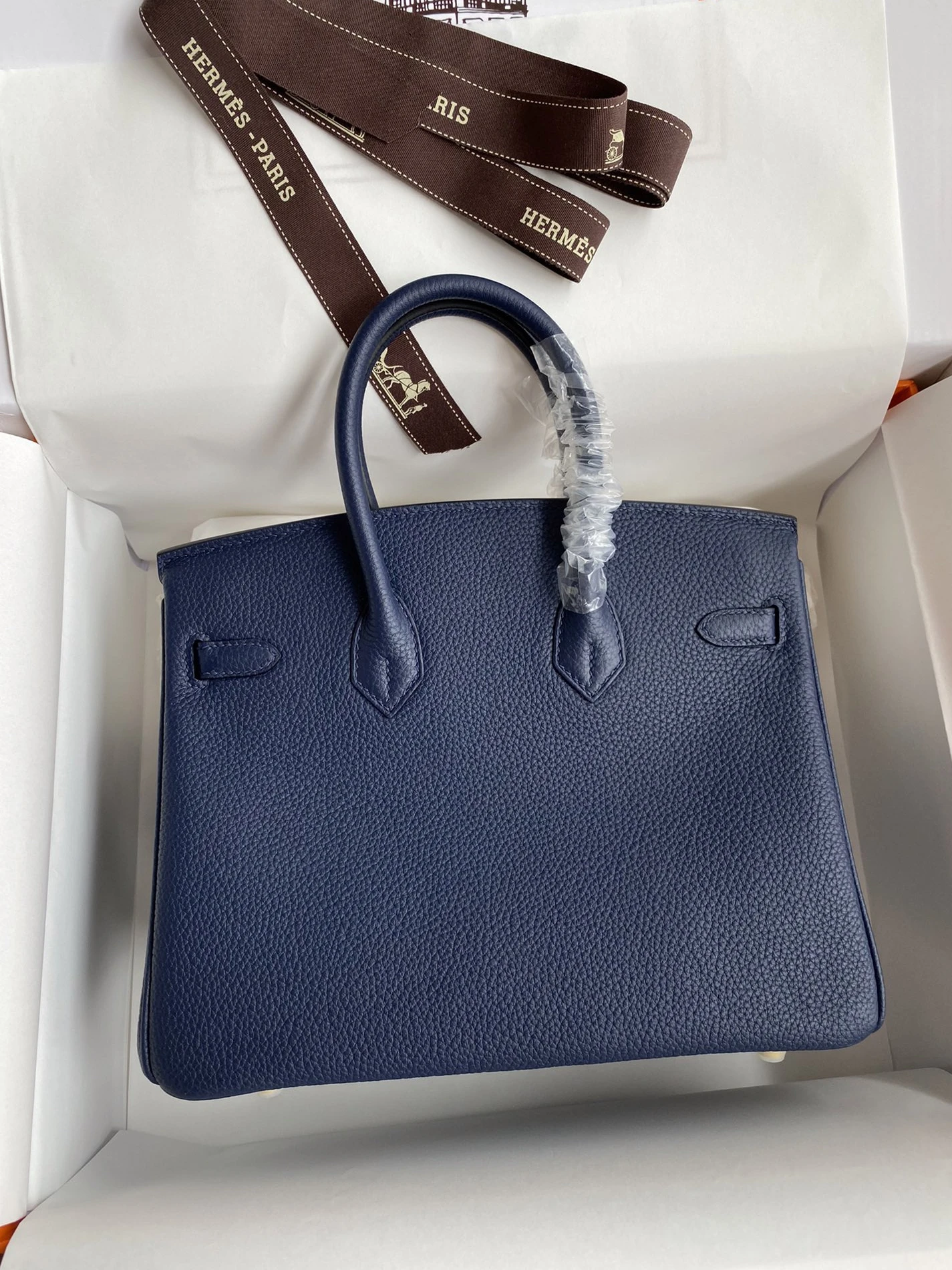 ModernLook 1691 H bag Birkin 25 Deep Blue (25 or 30cm) 125