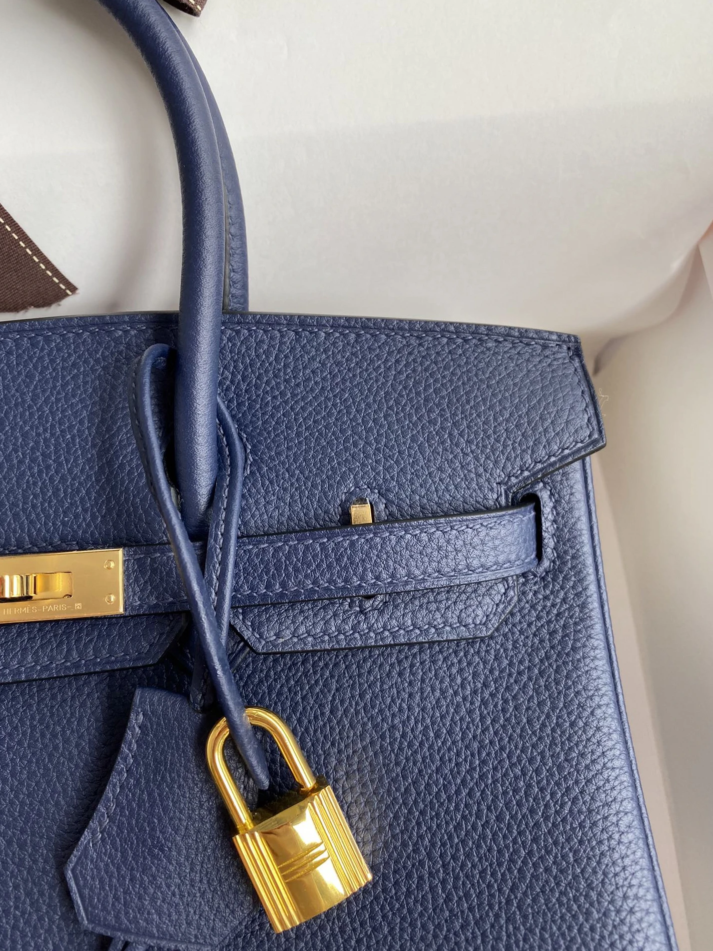 ModernLook 1691 H bag Birkin 25 Deep Blue (25 or 30cm) 125