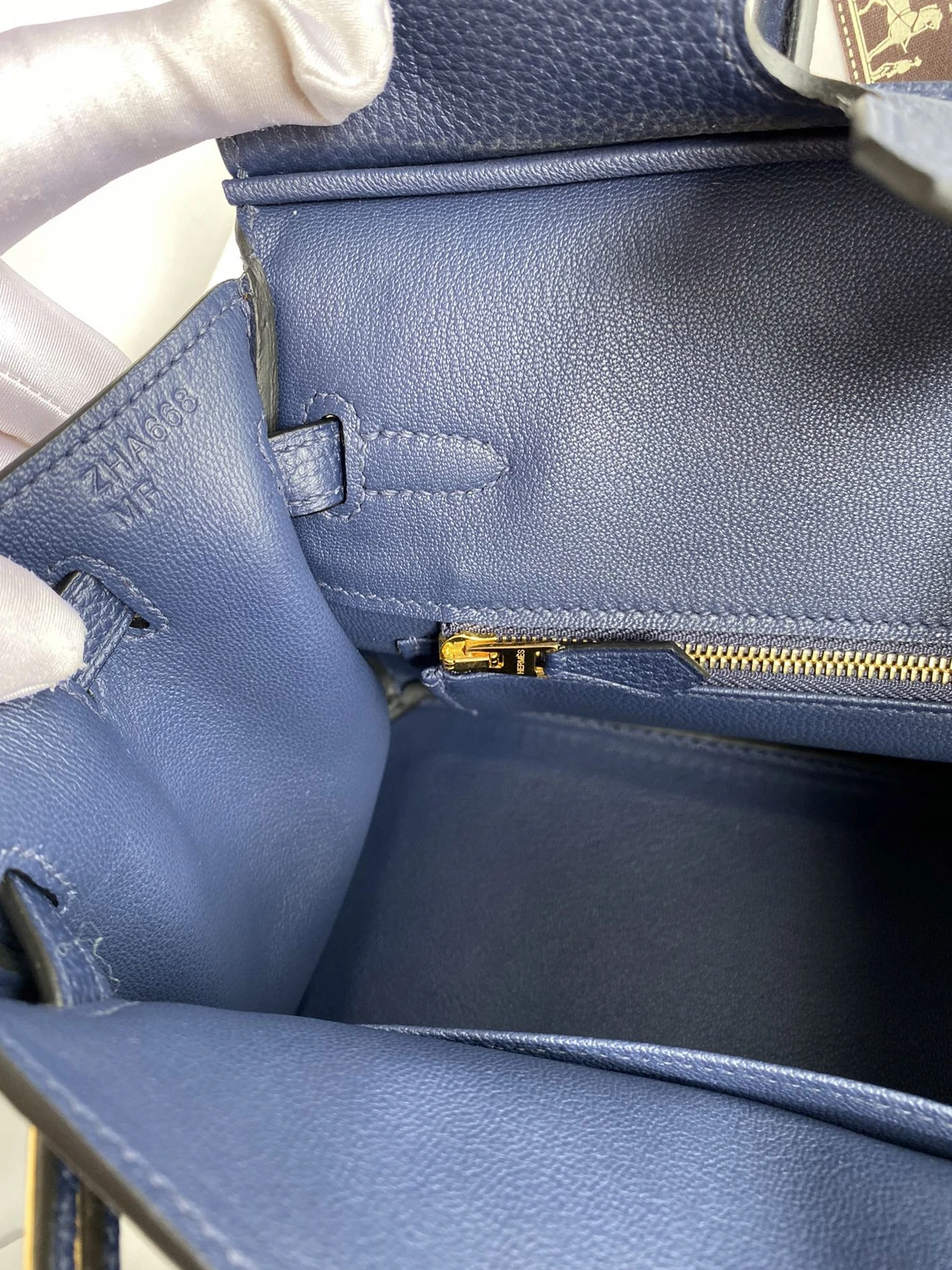 ModernLook 1691 H bag Birkin 25 Deep Blue (25 or 30cm) 125