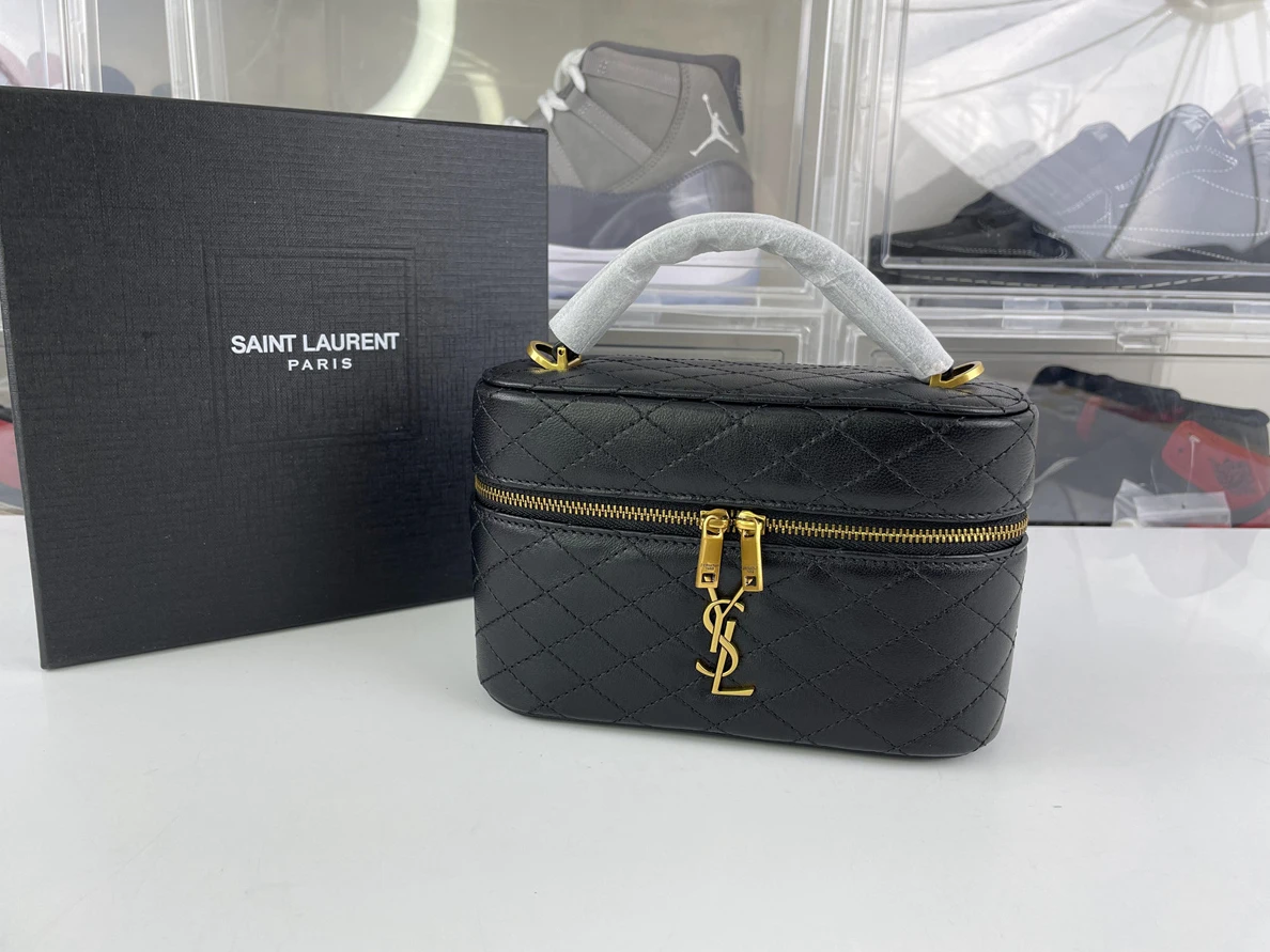 ModernLook Best Top quality YSL Saint Laurent mini Gaby Black bag, (18 x 11 x 6.5cm) 219