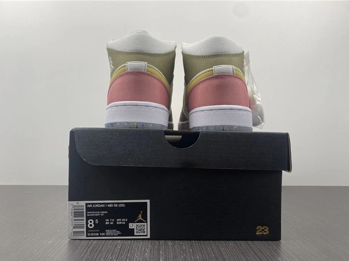 ModernLook Jordan1 Mid SE Pastel Vivid Green Grind  DJ0338-100 455