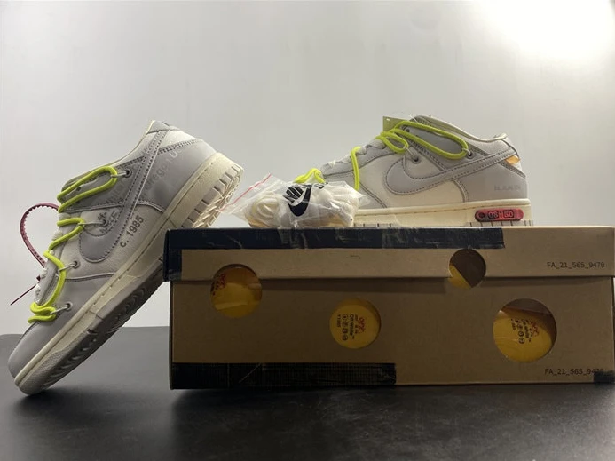 ModernLook Nike Dunk Low Off-White Lot 8 DM1602- 106 2350