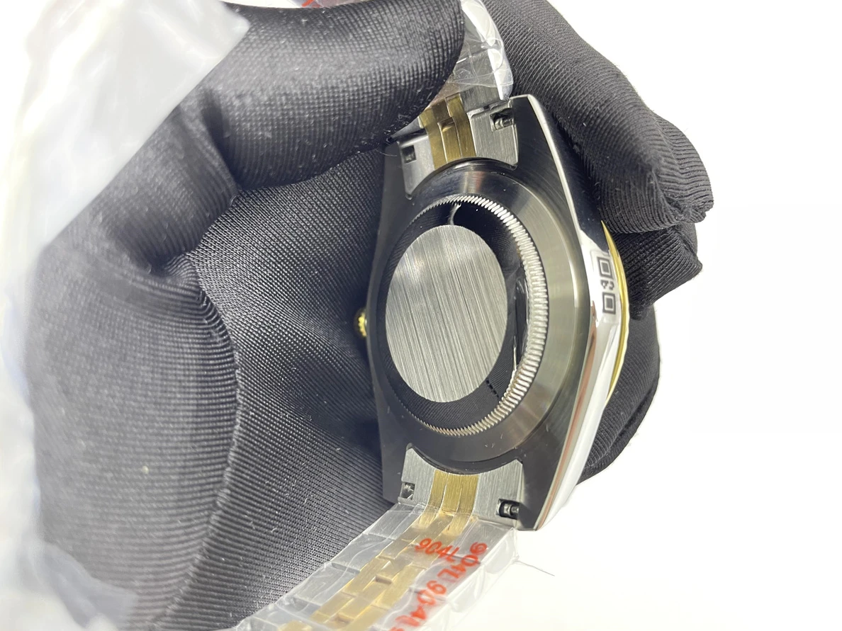 ModernLook Rolex Watch Sky-Dweller Black with Gold Ring Command (42mm) 312