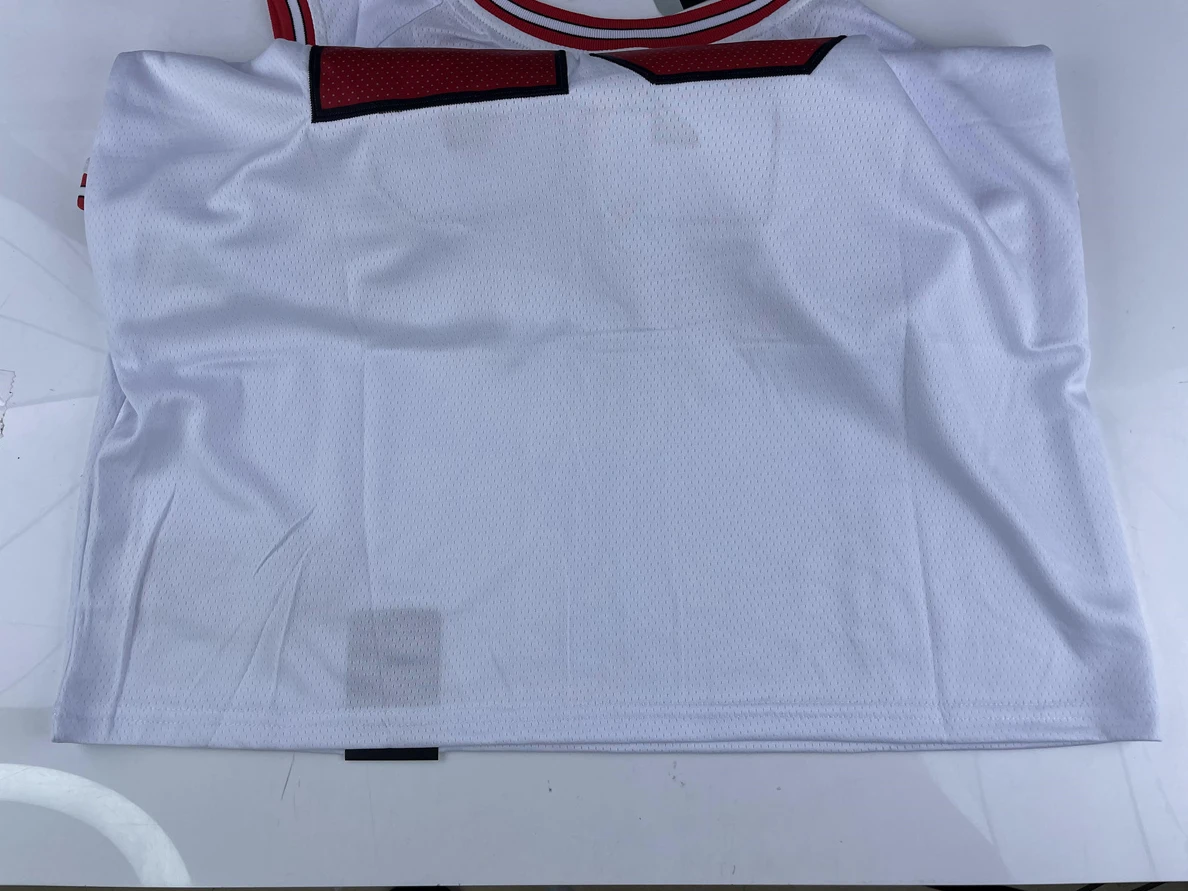 NBA White Jerseys Chicago Bulls EasyMatch 17