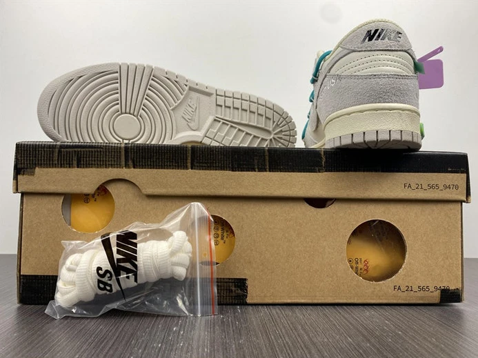 NewStyle 2596 Nike Dunk Low Off-White Lot 9 DM1602- 1912