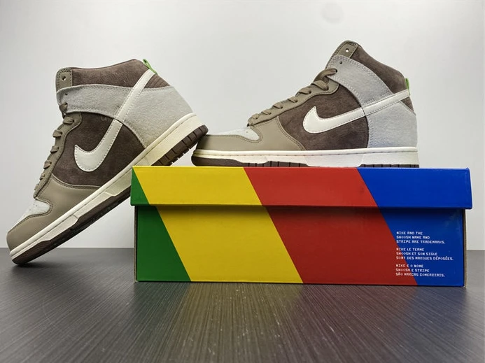 NewStyle 3151 Nike Dunk High Light Chocolate DH5348- 1971
