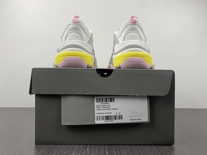 NewStyle 3709 BLCG Triple S White Yellow  524039 W2FW4 3379