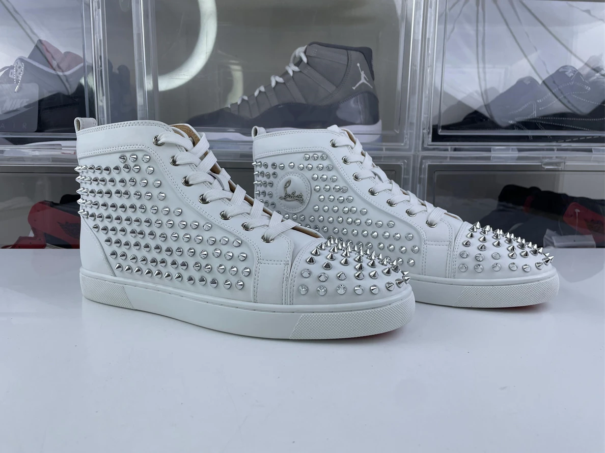 NewStyle 3823 Christian Louboutin White with Red bottom 3552