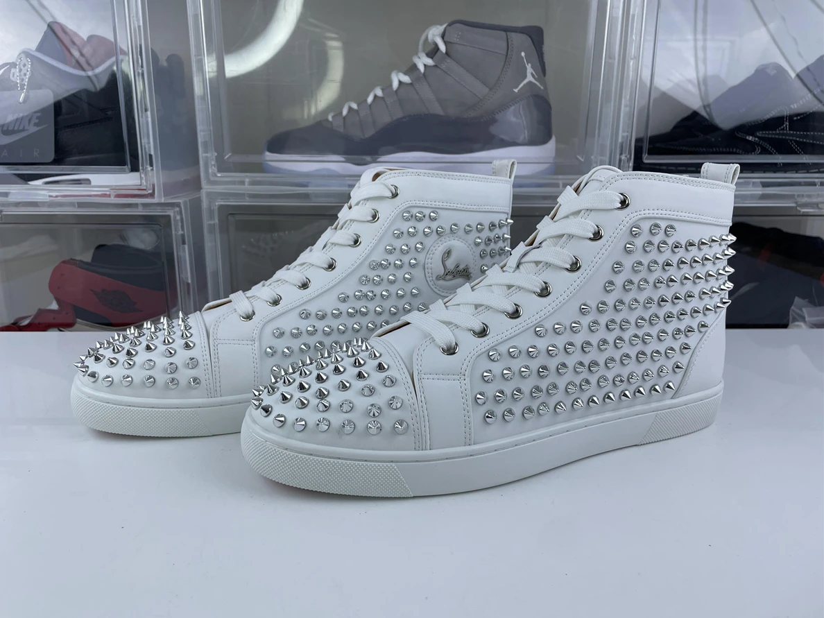 NewStyle 3823 Christian Louboutin White with Red bottom 3552