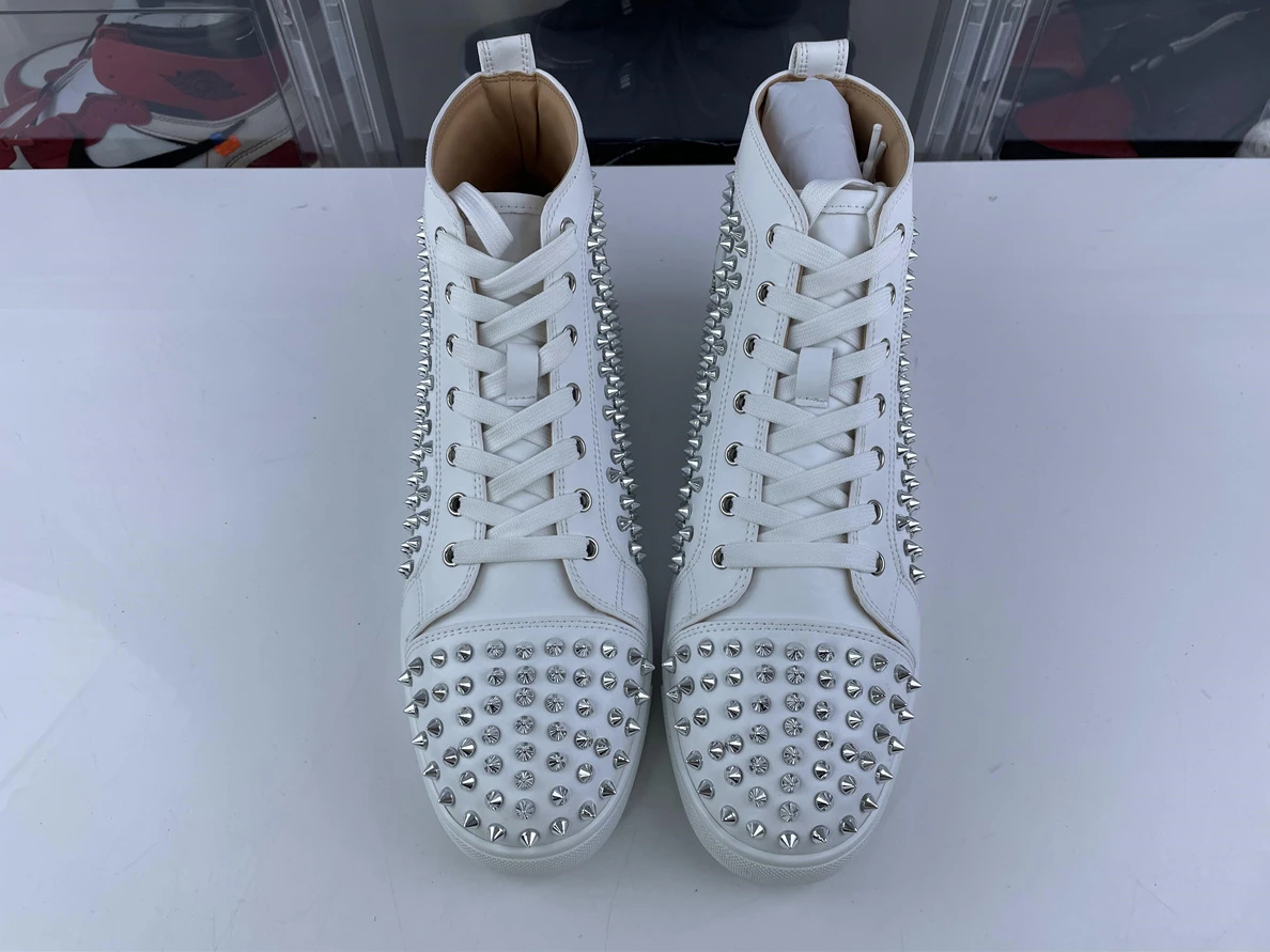 NewStyle 3823 Christian Louboutin White with Red bottom 3552