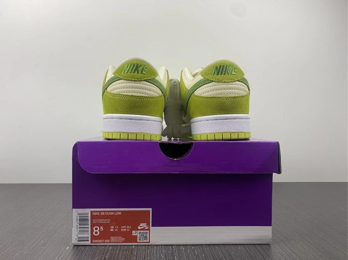 NewStyle 4373 Nike SB Dunk Low Green Apple DM0807- 1924