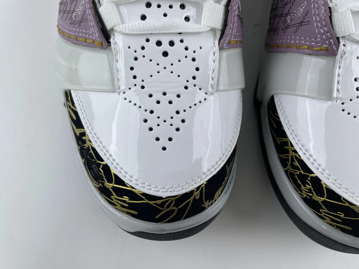 NewStyle 6354 GOAT Air Jordan 23 OG 'Black Stealth' Pink Black gold 1196