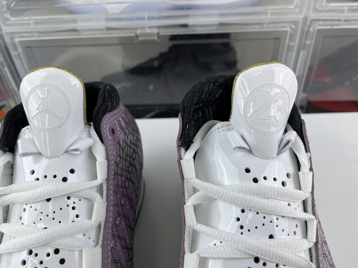 NewStyle 6354 GOAT Air Jordan 23 OG 'Black Stealth' Pink Black gold 1196