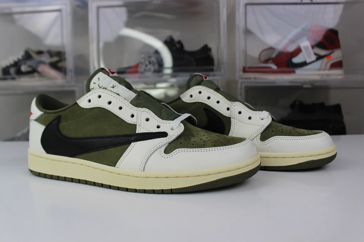 NewStyle 6490 Travis Scott x Air Jordan 1 Olive 579