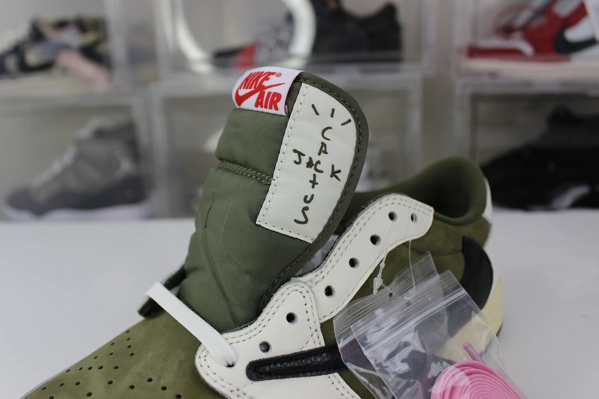 NewStyle 6490 Travis Scott x Air Jordan 1 Olive 579