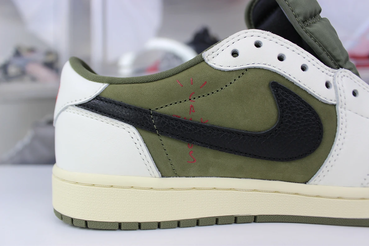 NewStyle 6490 Travis Scott x Air Jordan 1 Olive 579