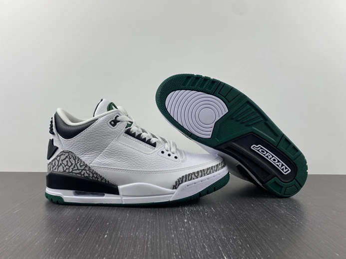 NewStyle 8281 Jordan 3 Retro Oregon Ducks Pit Crew White 741