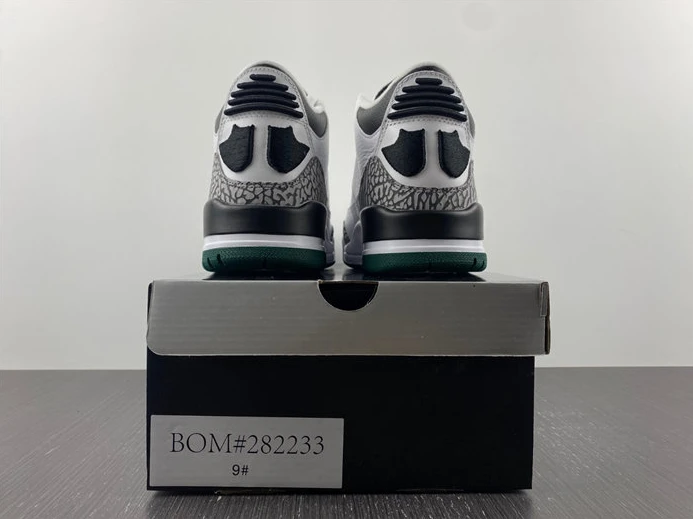 NewStyle 8281 Jordan 3 Retro Oregon Ducks Pit Crew White 741