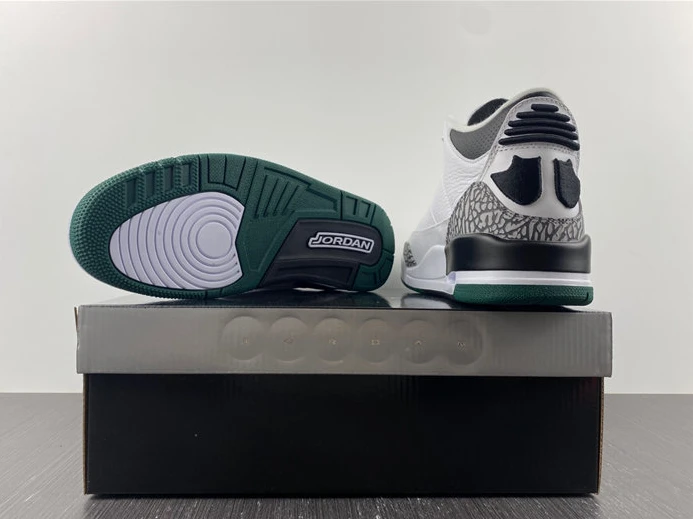 NewStyle 8281 Jordan 3 Retro Oregon Ducks Pit Crew White 741