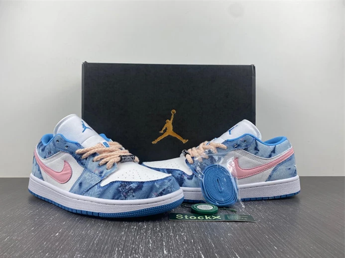 NewStyle 9569 Jordan 1 Low Washed Denim DM8947- 603