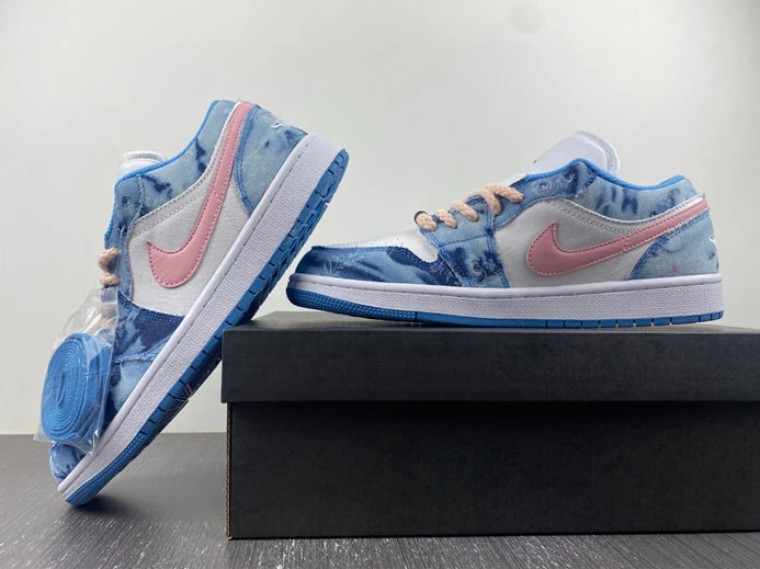 NewStyle 9569 Jordan 1 Low Washed Denim DM8947- 603