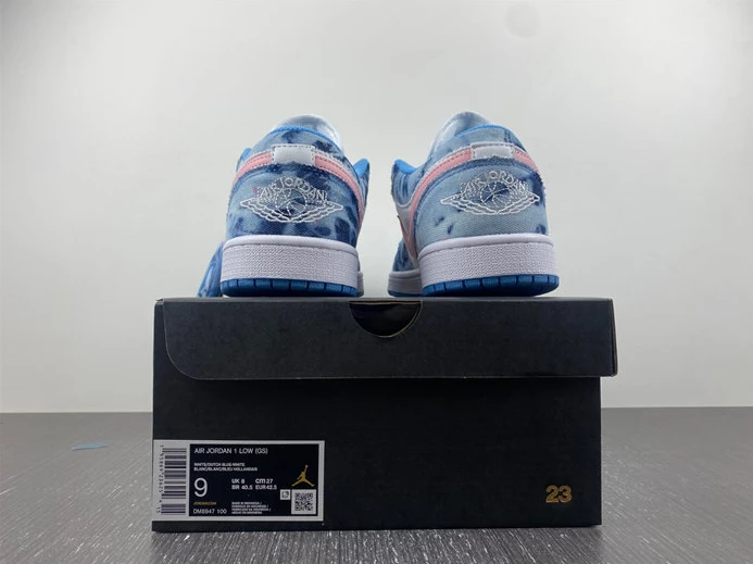 NewStyle 9569 Jordan 1 Low Washed Denim DM8947- 603