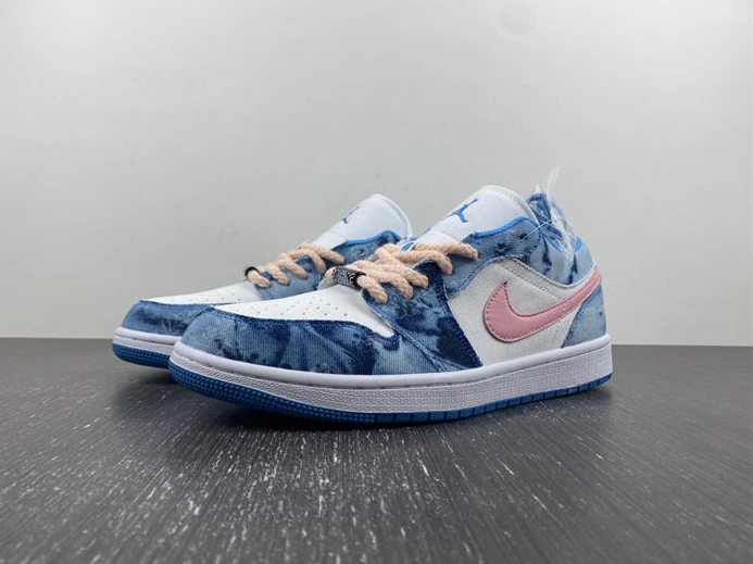 NewStyle 9569 Jordan 1 Low Washed Denim DM8947- 603