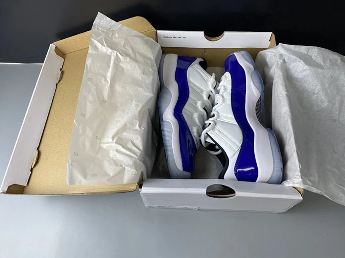 NewStyle Jordan 11 Retro Low White Concord AH7860-100 1077