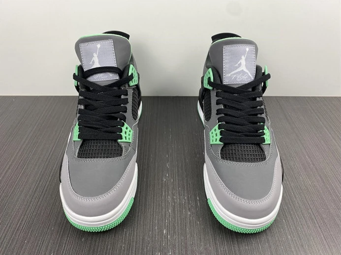 NewStyle Jordan 4 Retro Green Glow 308497-033 857