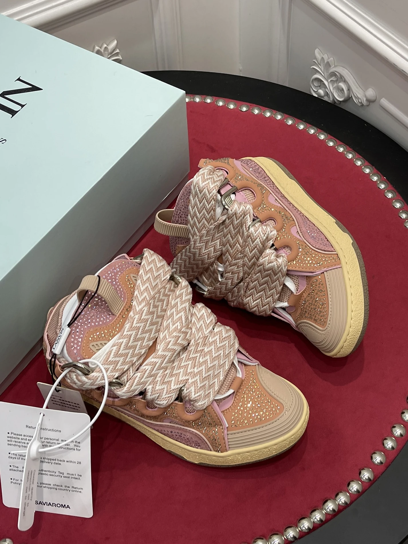 NewStyle Lanvin Leather Curb FW-SKDK02-STRA-H2150 1467