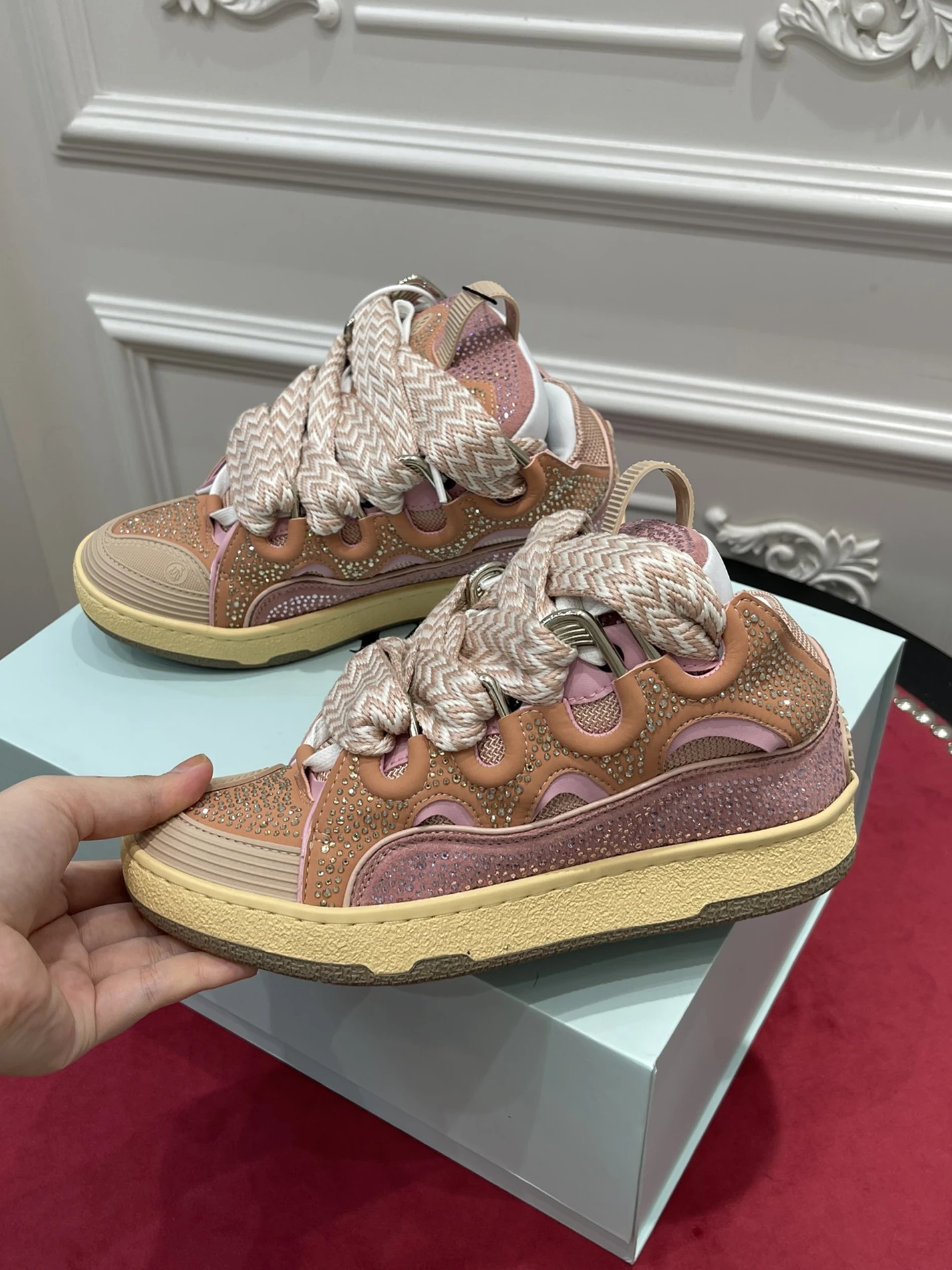 NewStyle Lanvin Leather Curb FW-SKDK02-STRA-H2150 1467